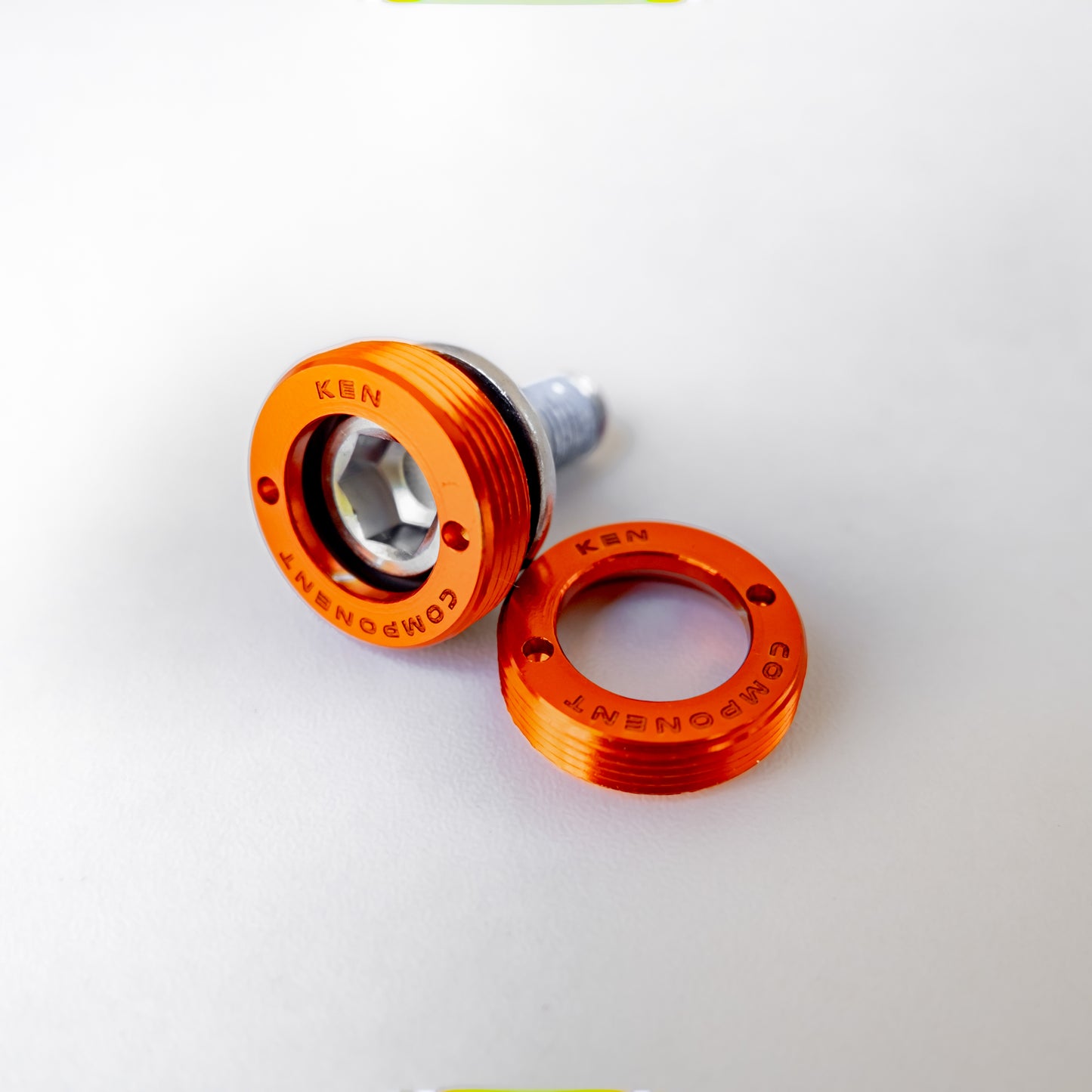 Ken Bike Crank Bolts - Orange