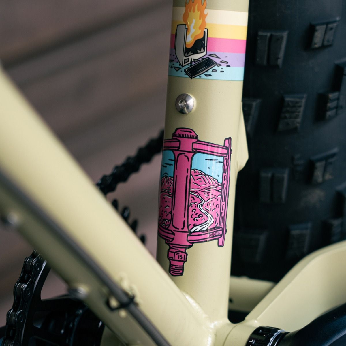 MKS Gordito Pedal Sticker