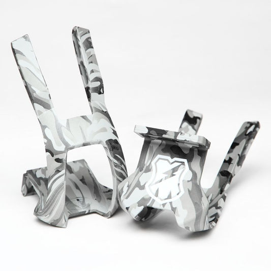 MASH Nylon Double Toe Clips - Black Drip Camo