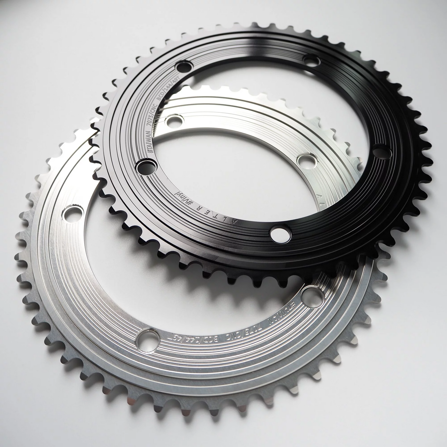 Alter Cycles Vinyl Chainring V49SS - Silver 49T
