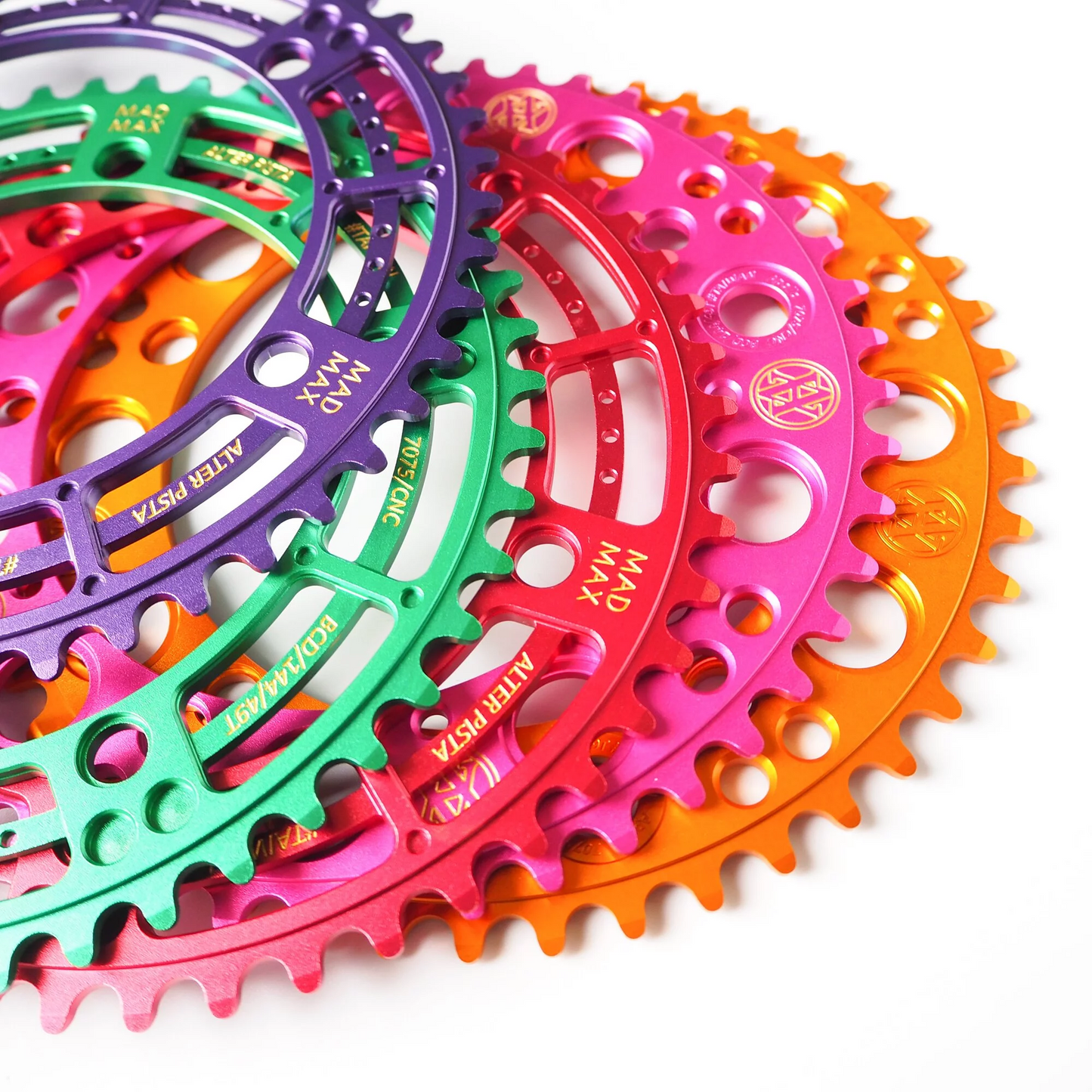 Alter Cycles Mad Max Chainring MM49P - Purple 49T