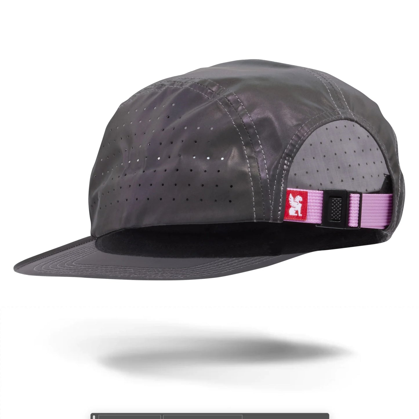 Chrome Industries 5 Panel Hat - Rainbow Reflective
