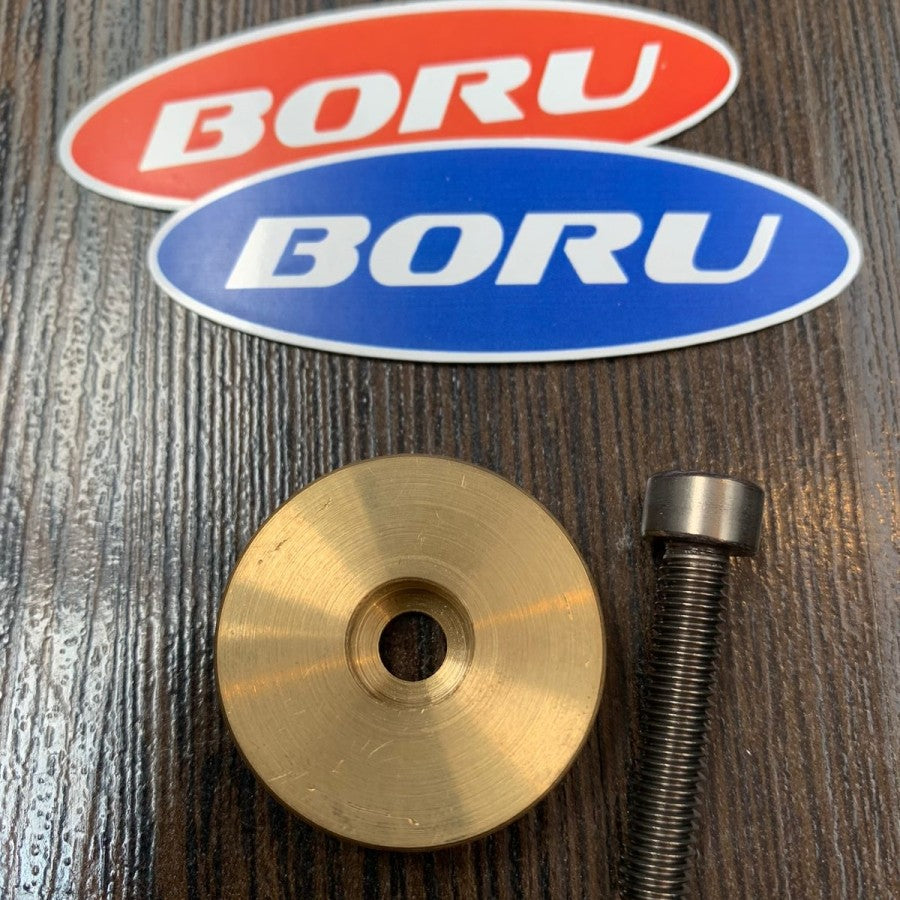 Boru Components Brass Flat Integrated Top Cap