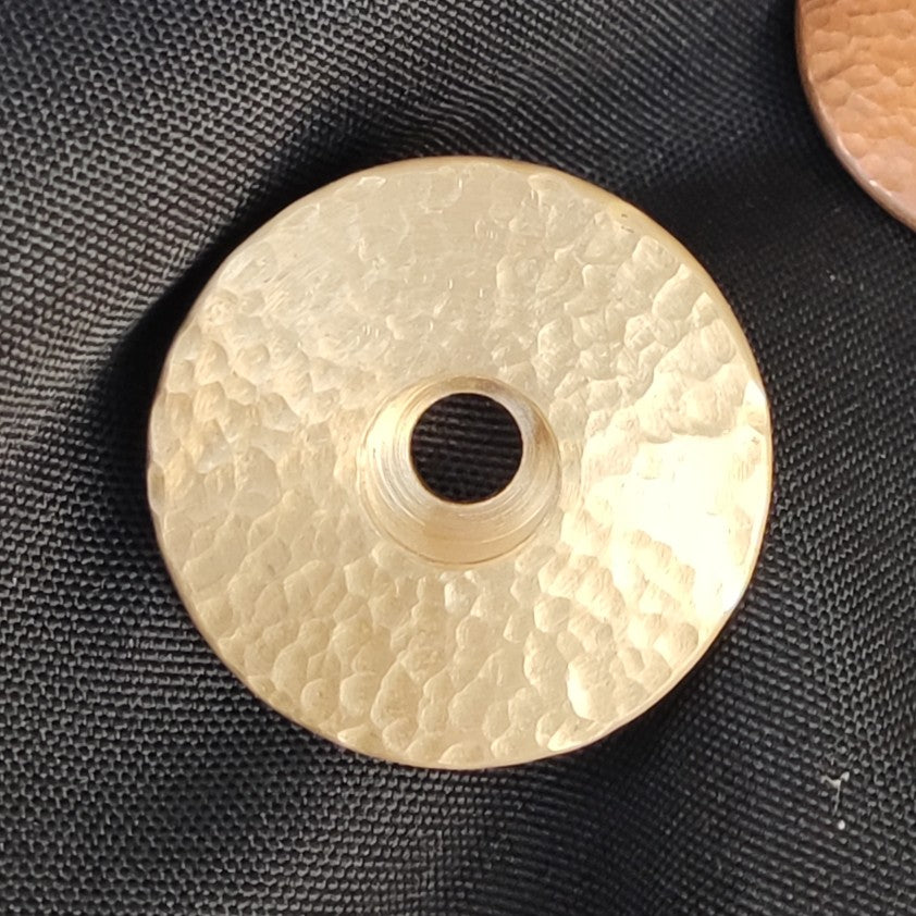 Boru Components Brass Hammered Top Cap