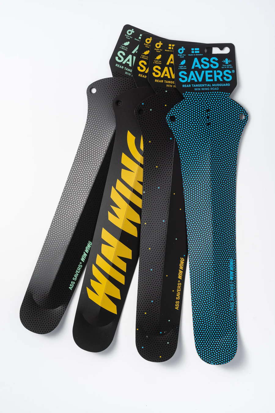 Ass Savers Win Wing 2 Road - Black Dots