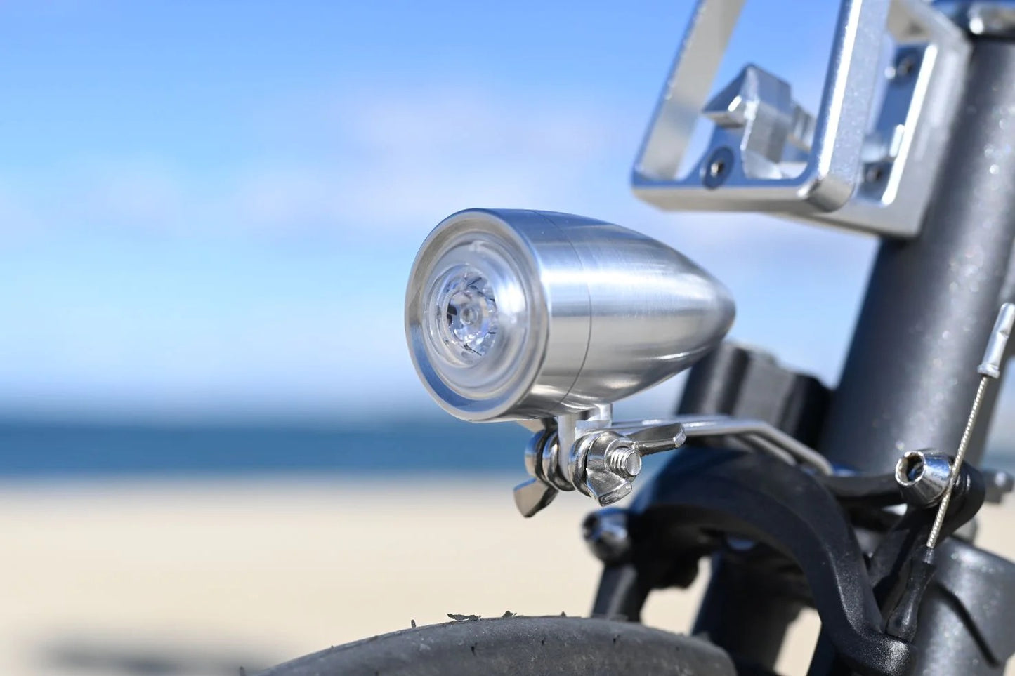 KiLEY Bullet Light LM-018 Front Light - Silver