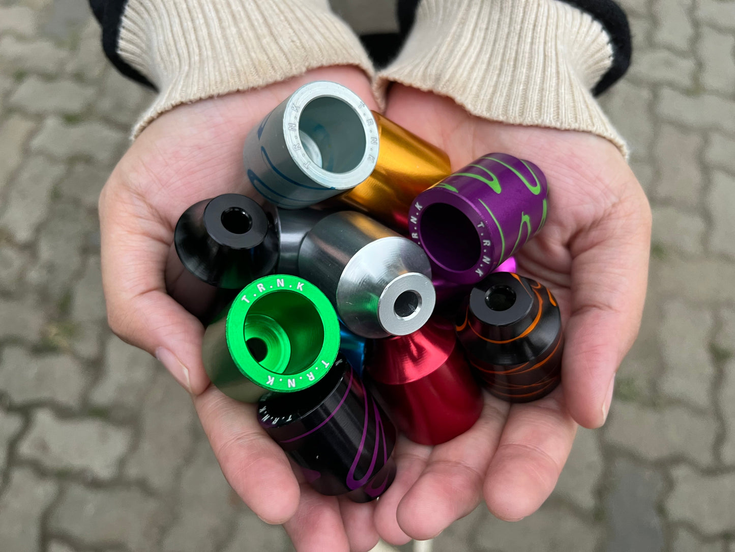 TRNK Components Light Bracket - Purple/Green