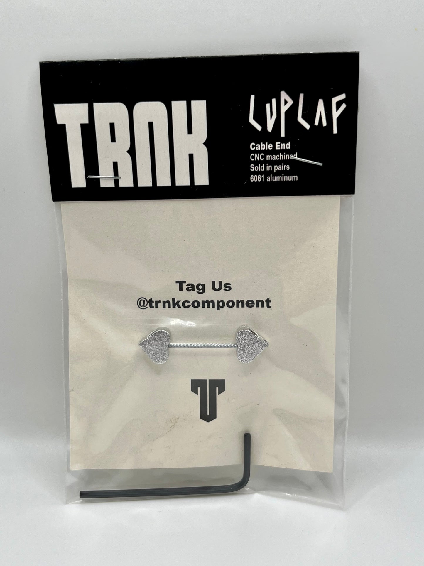 TRNK Components Love Cable Ends - Silver
