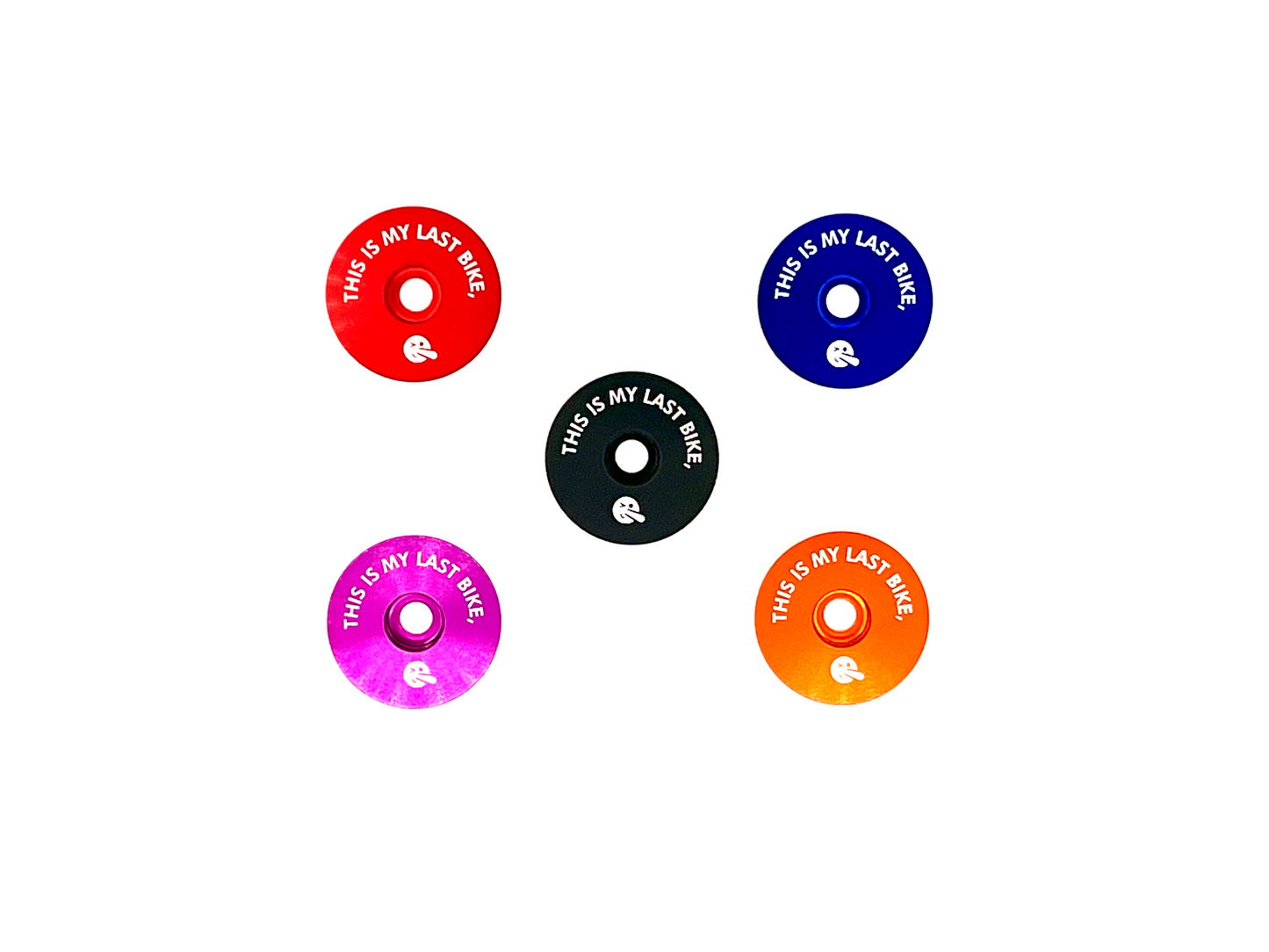 RawkCaps "This Is My Last Bike" Top Cap - Red