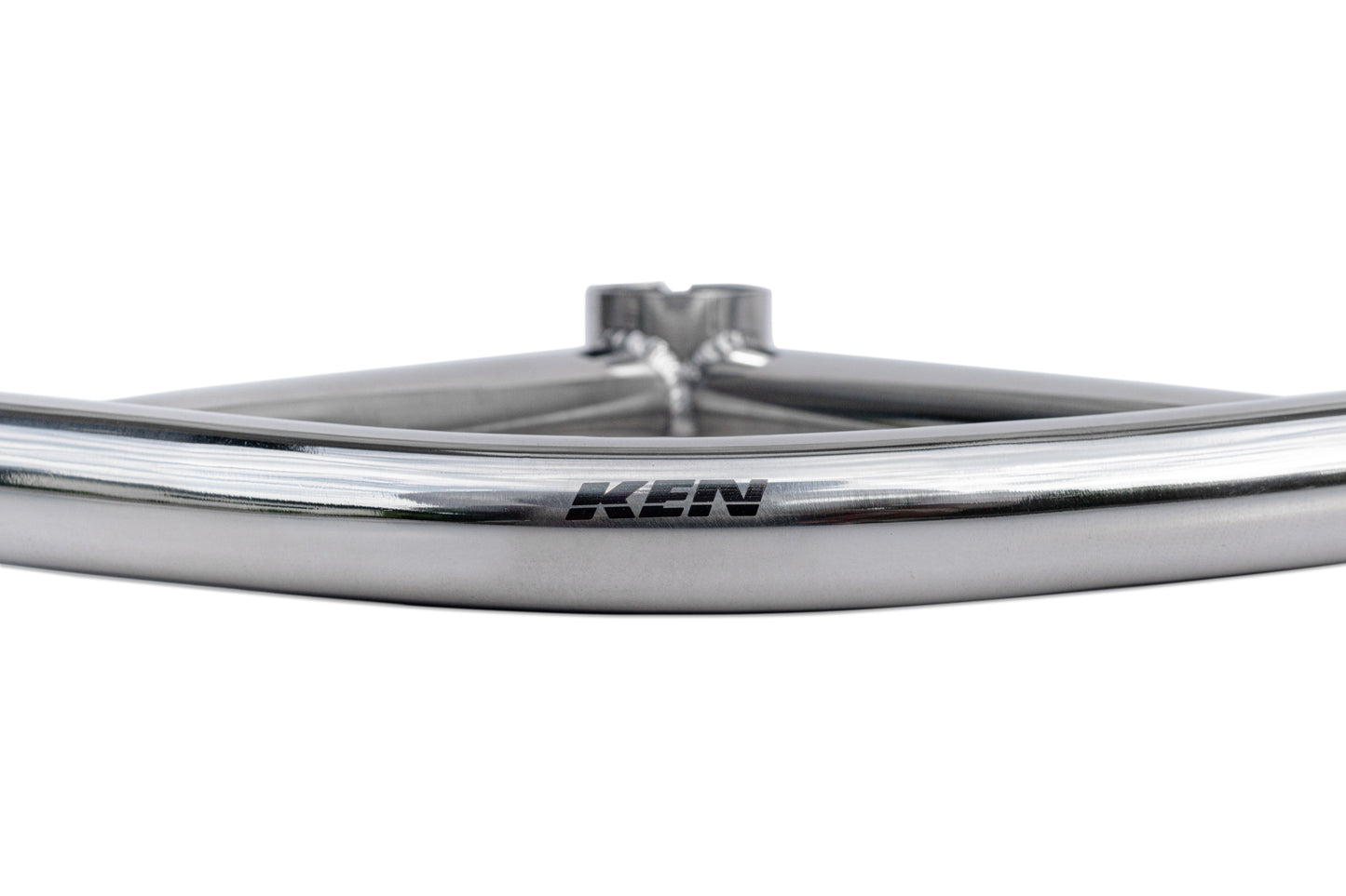 Ken Bike Bullmoose Handlebar - Polished Chrome