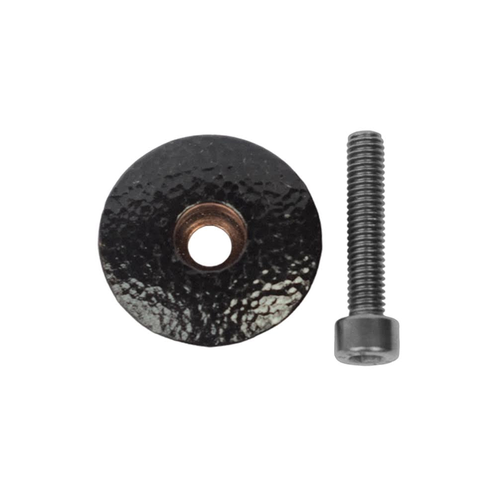 Boru Components Black Copper Hammered Top Cap