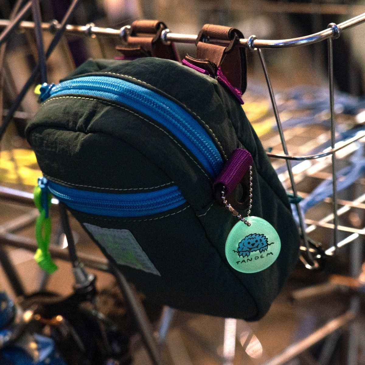 Blue Lug Tandem Glow Key Ring