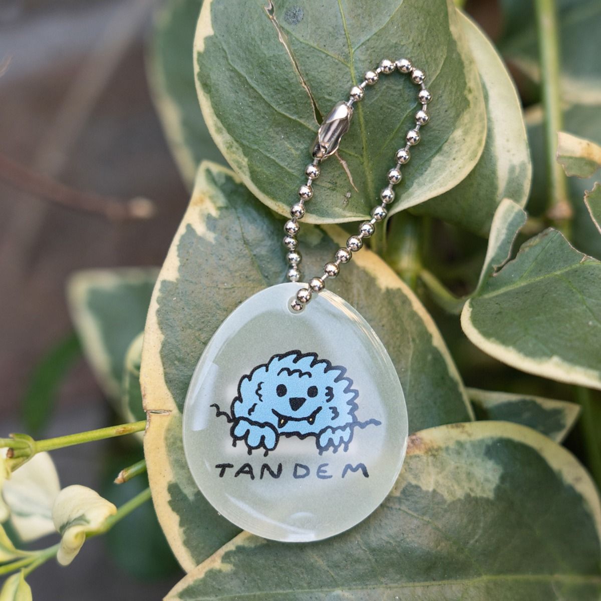 Blue Lug Tandem Glow Key Ring