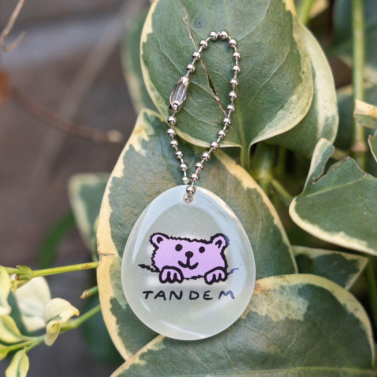 Blue Lug Tandem Glow Key Ring