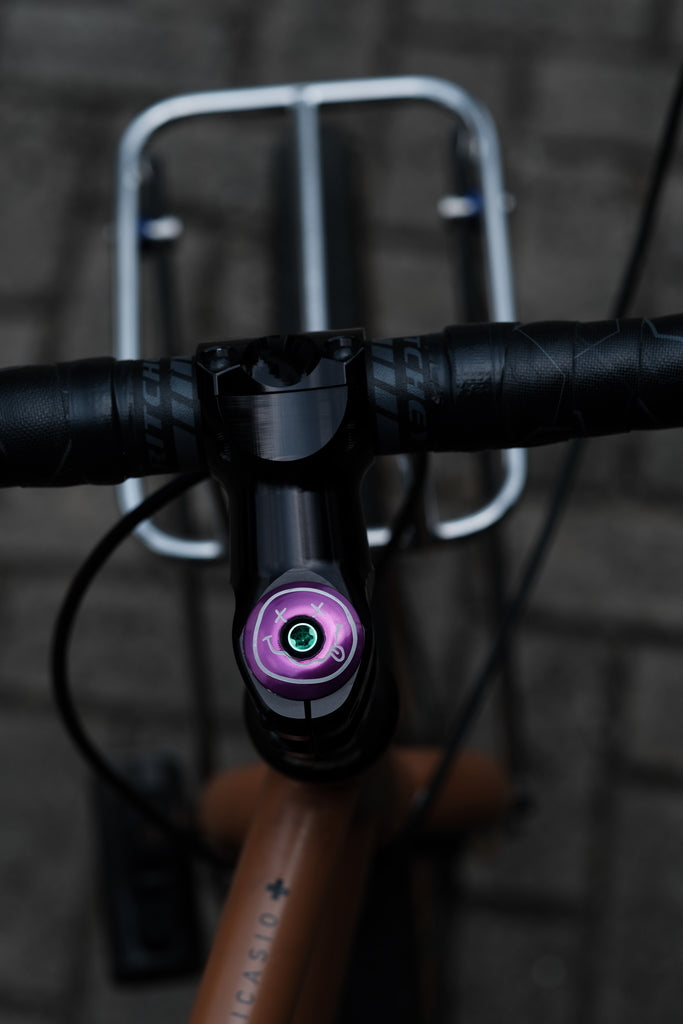 Ken Bike x RawCaps Dead Face Top Cap - Purple