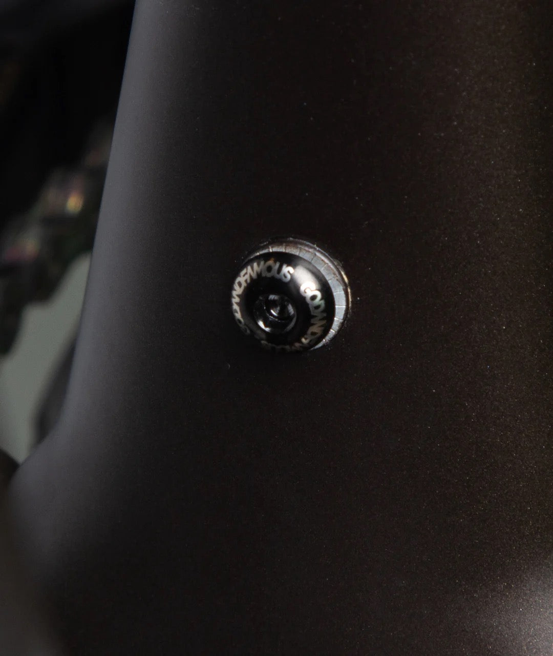 God & Famous Titanium Water Bottle Cage Bolts - Black (4-Pack)