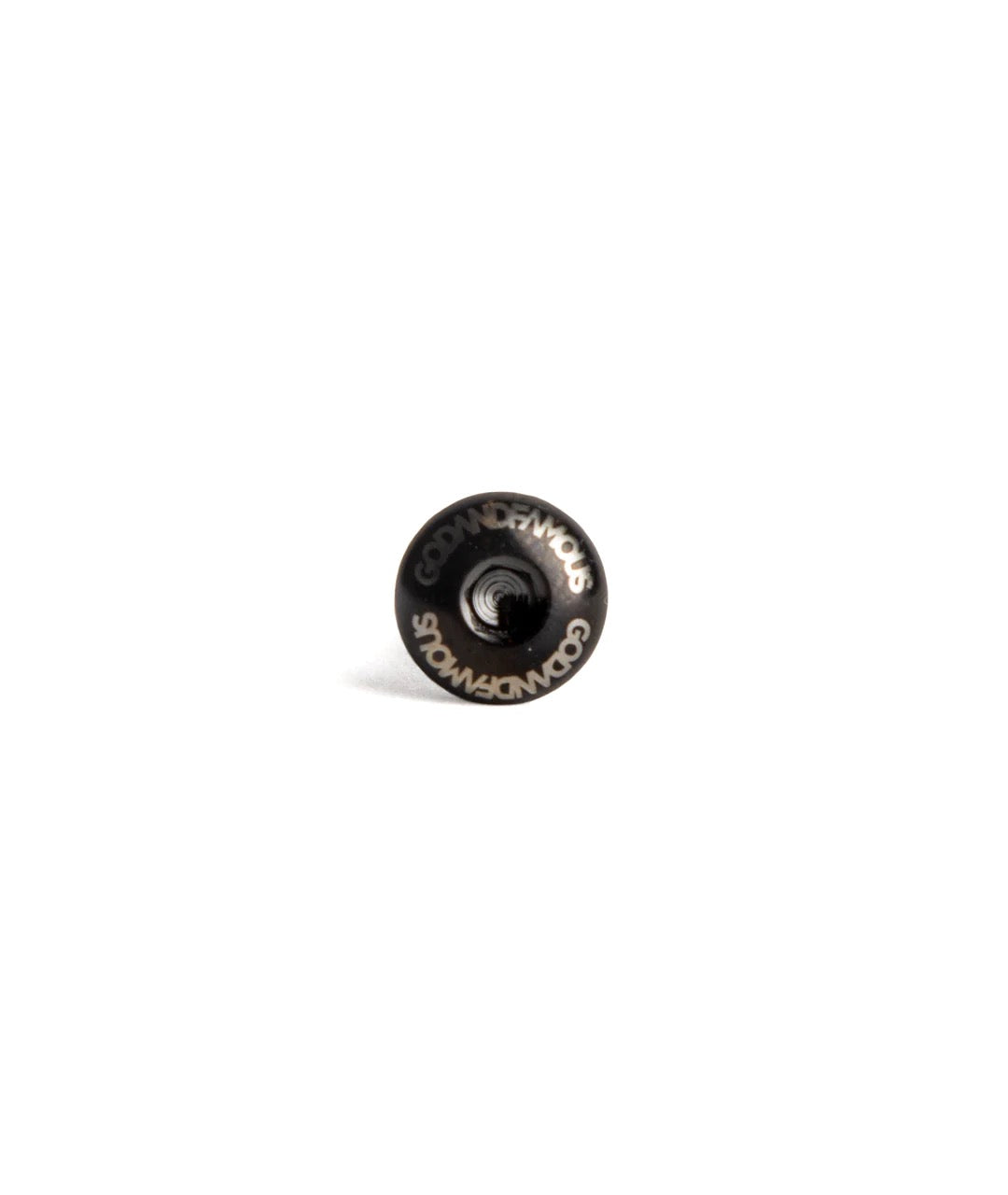 God & Famous Titanium Water Bottle Cage Bolts - Black (4-Pack)