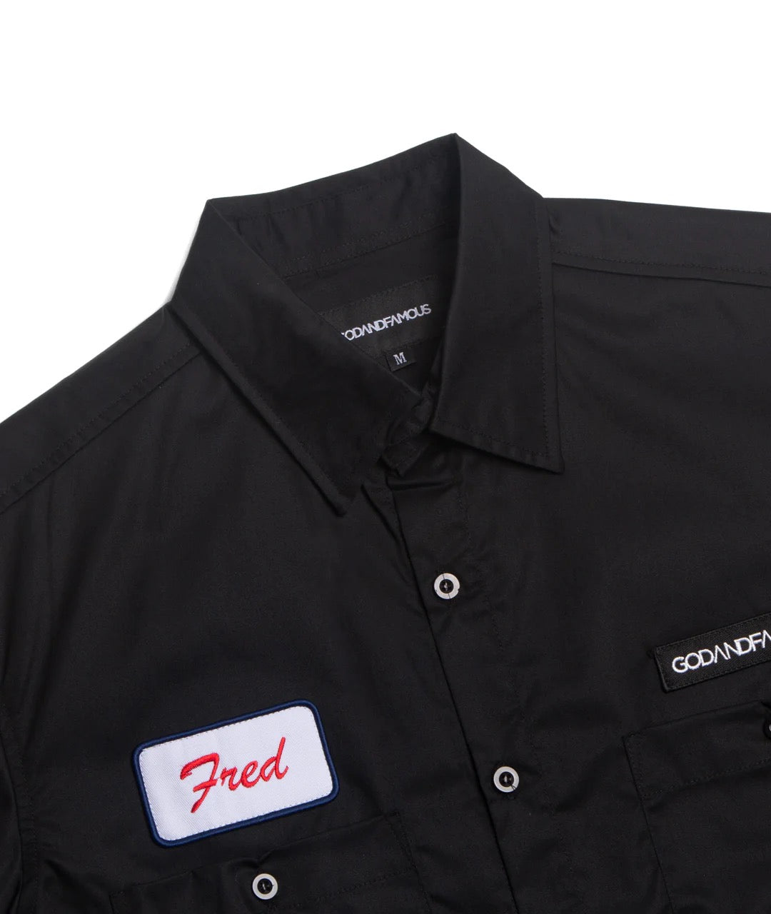 God & Famous Fred Workshirt - Black