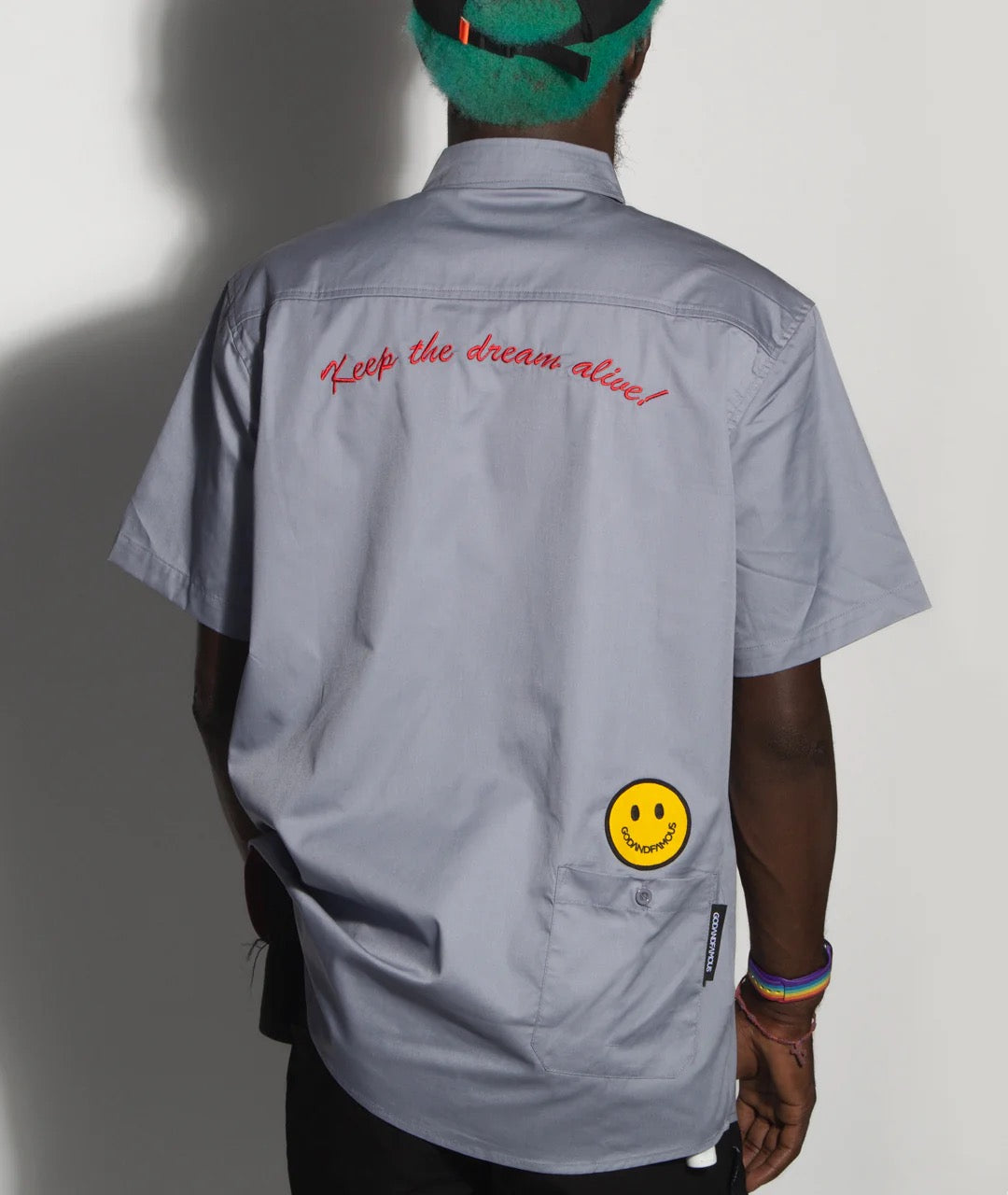 God & Famous Fred Workshirt - Janitor Gray