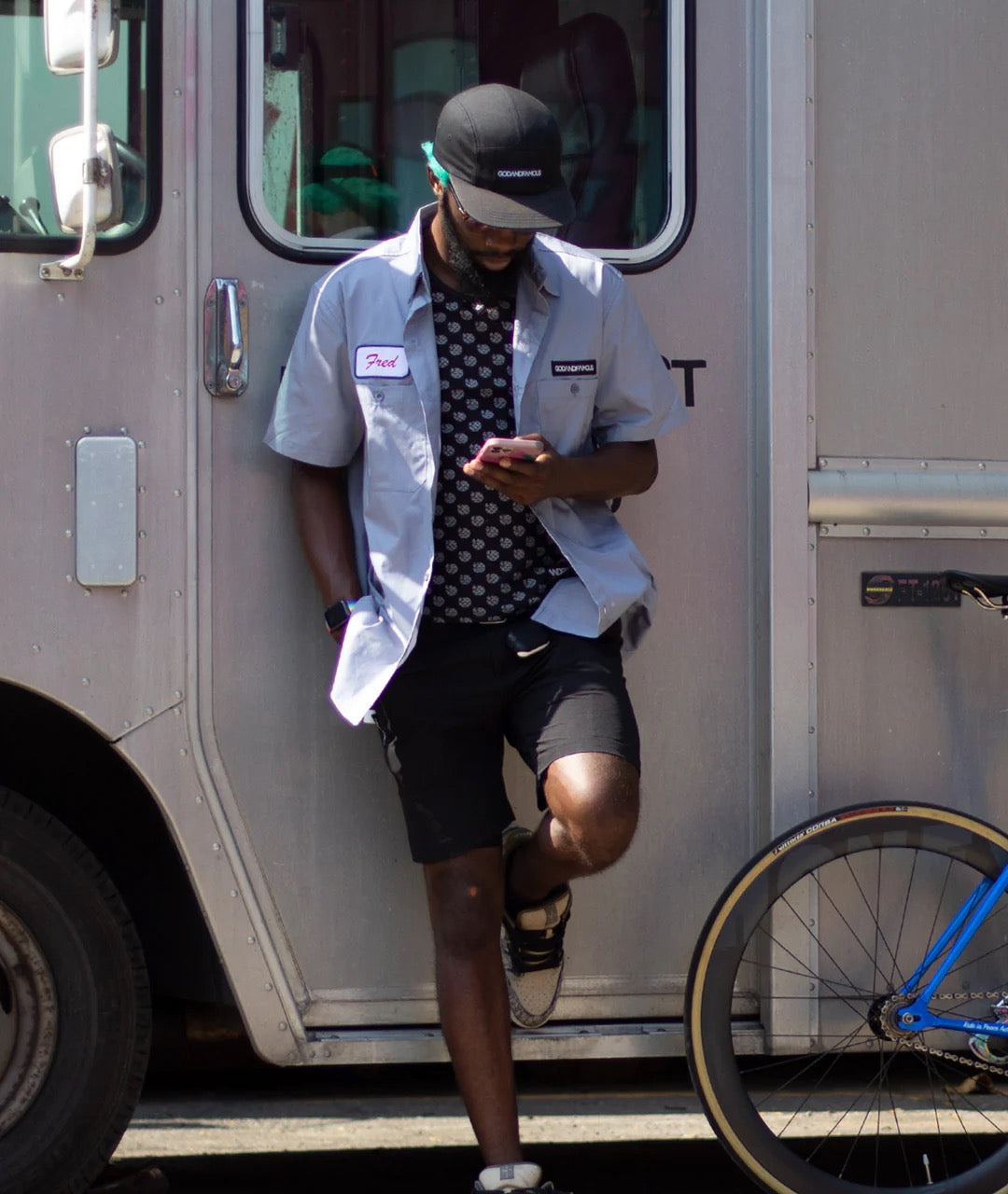 God & Famous Fred Workshirt - Janitor Gray