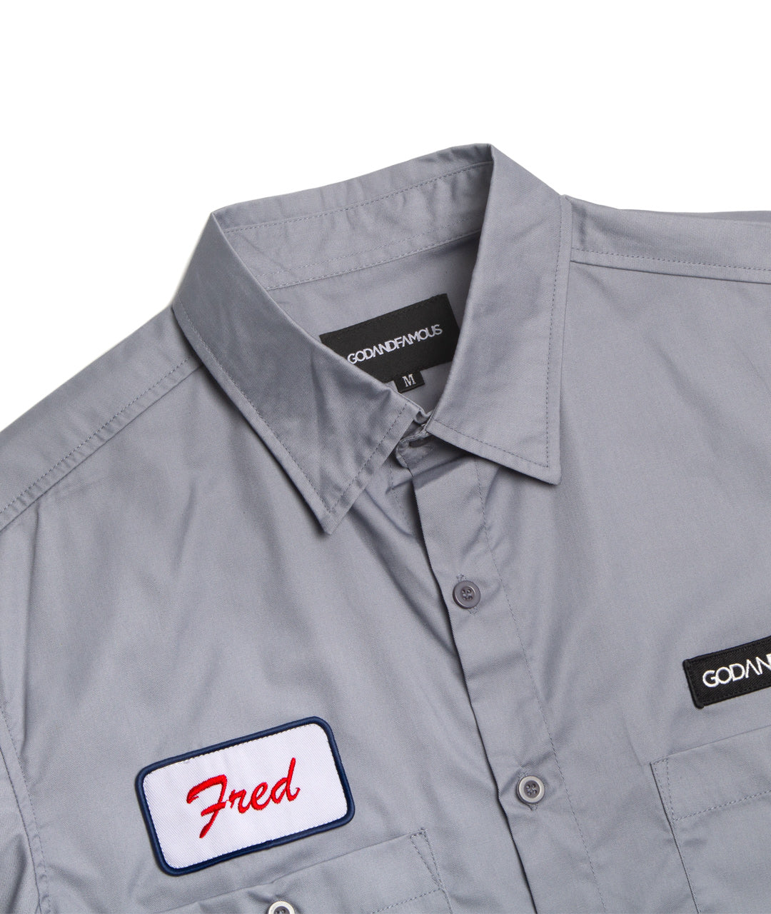 God & Famous Fred Workshirt - Janitor Gray