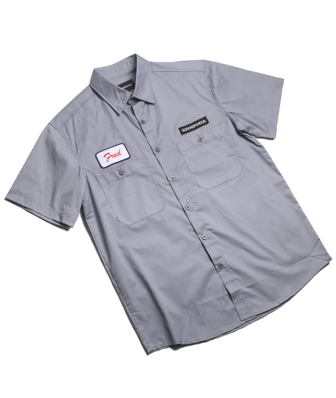 God & Famous Fred Workshirt - Janitor Gray
