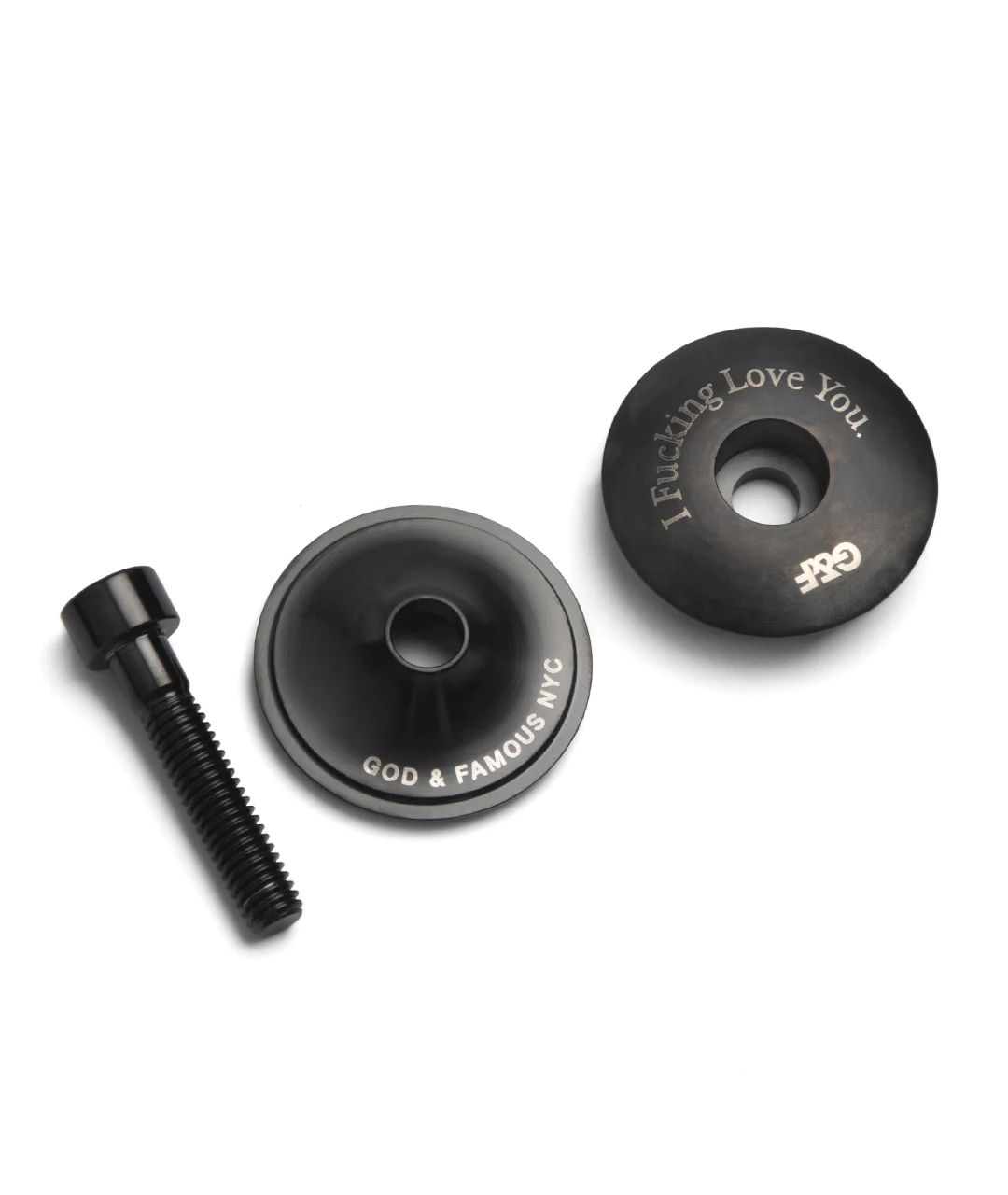 God & Famous Titanium Top Cap - I F*cking Love You
