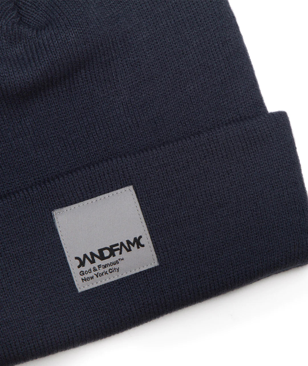 God & Famous 1-Panel Watch Cap - Navy