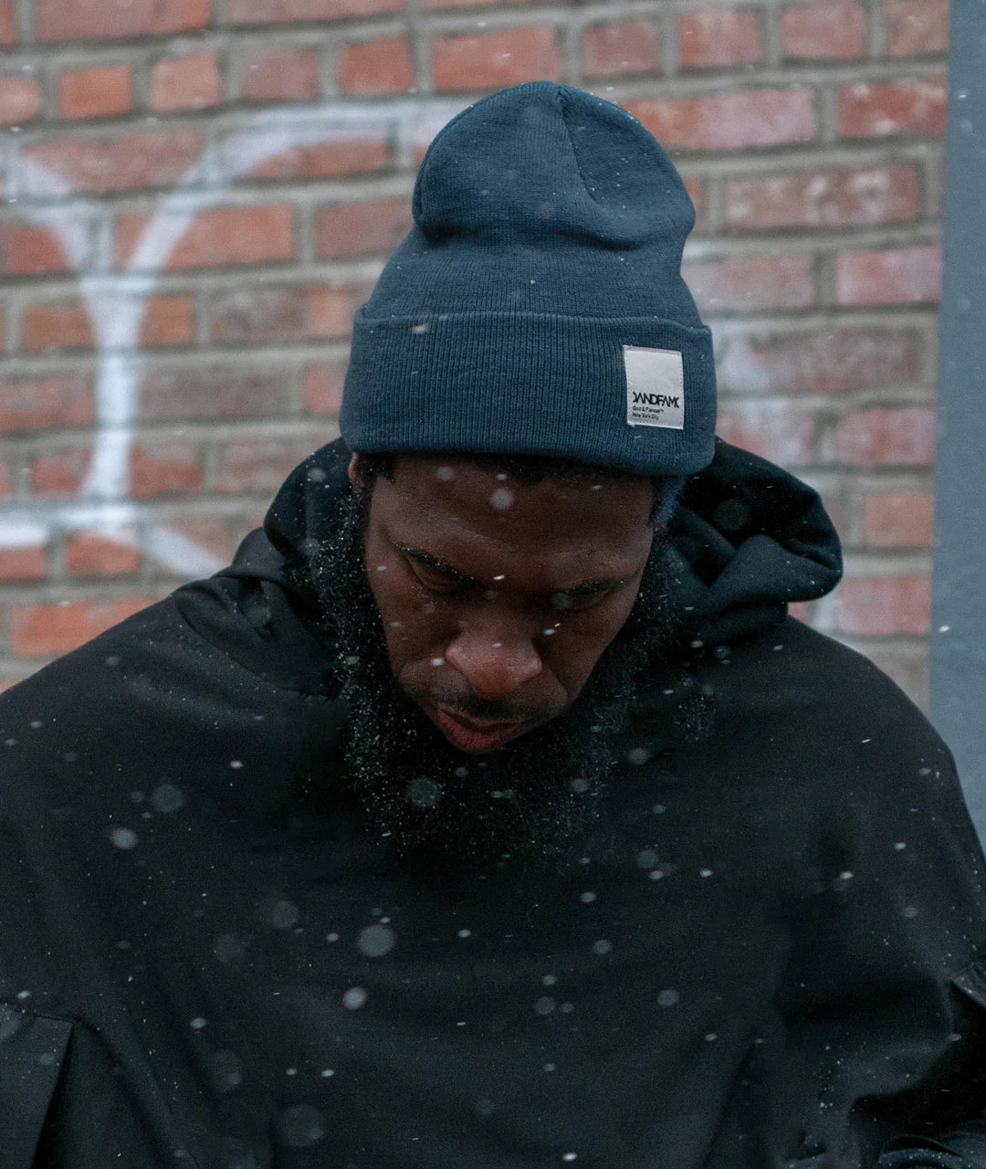 God & Famous 1-Panel Watch Cap - Navy