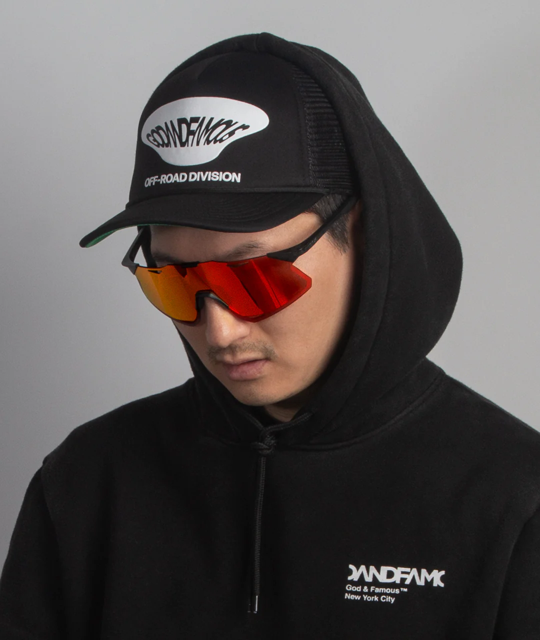 God & Famous Overland Mesh Hat - Black