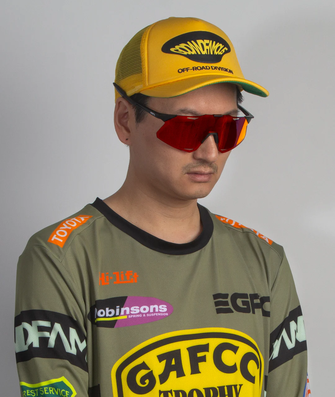 God & Famous Overland Mesh Hat - Gold