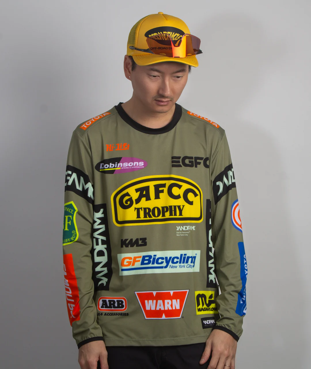 God & Famous Overland Mesh Hat - Gold