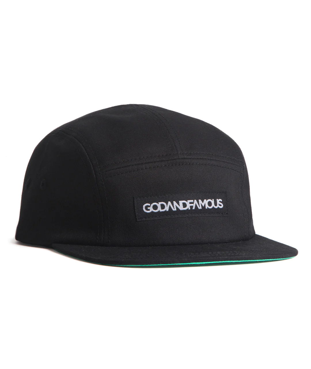God & Famous Team 5-Panel Hat - Black