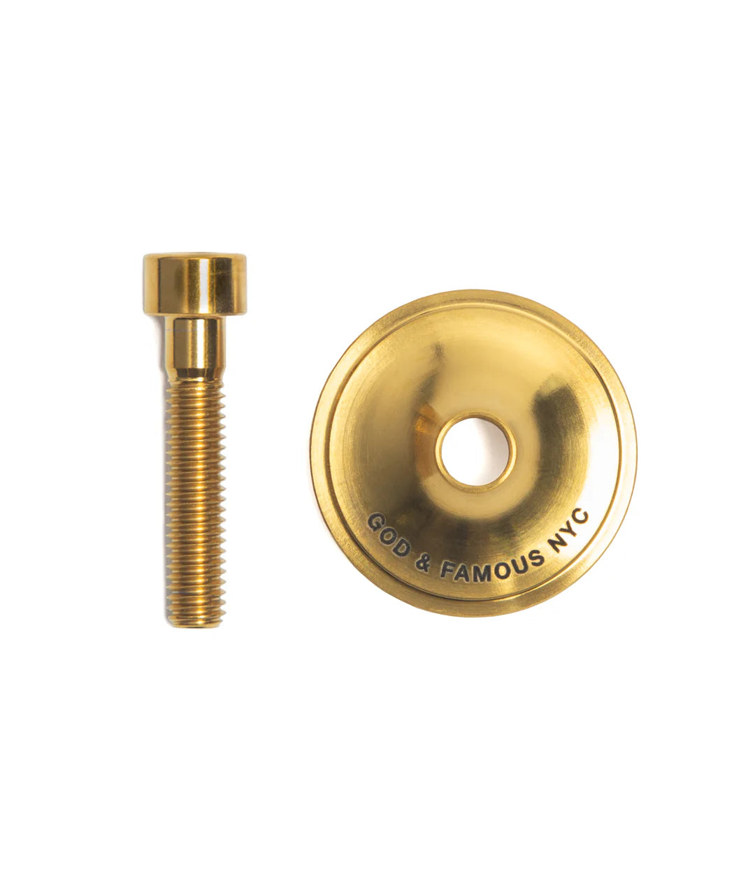 God & Famous Team Titanium Top Cap - Gold
