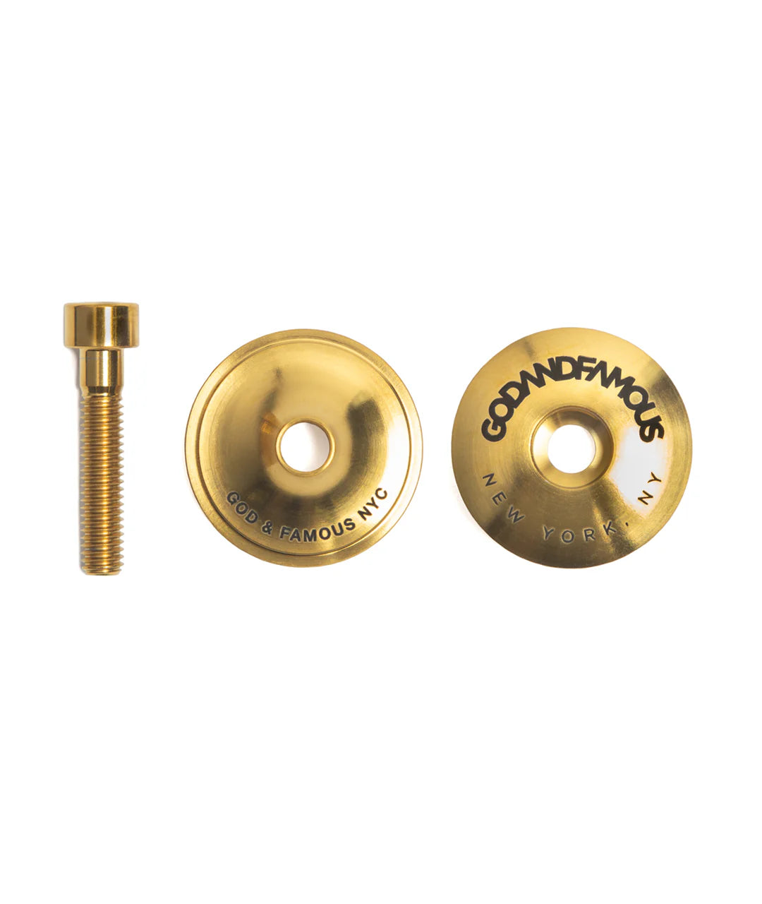 God & Famous Team Titanium Top Cap - Gold