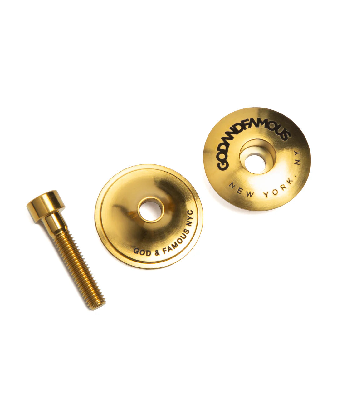 God & Famous Team Titanium Top Cap - Gold