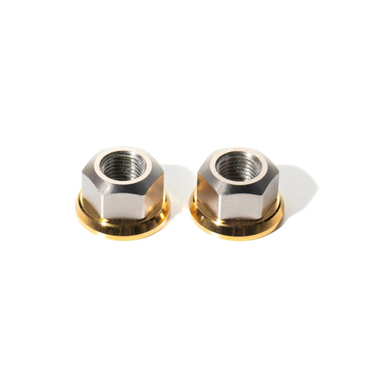 Runwell Elite Hub Nuts - Silver/Gold