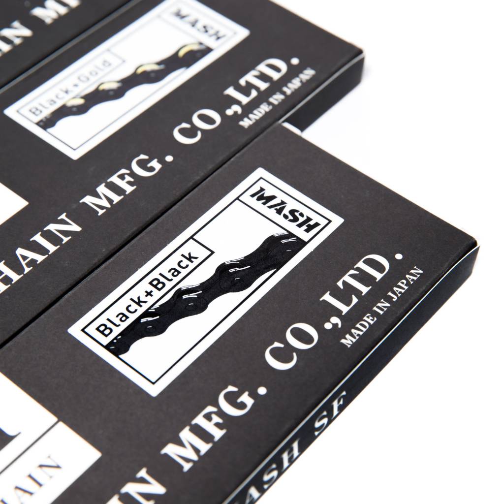 Izumi X MASH SF Jet Black 410 Single Speed Chain - Black/Black