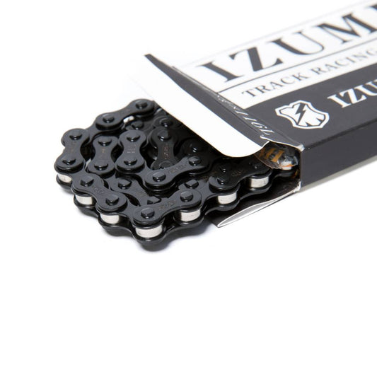 Izumi X MASH SF Jet Black 410 Single Speed Chain - Black/Silver