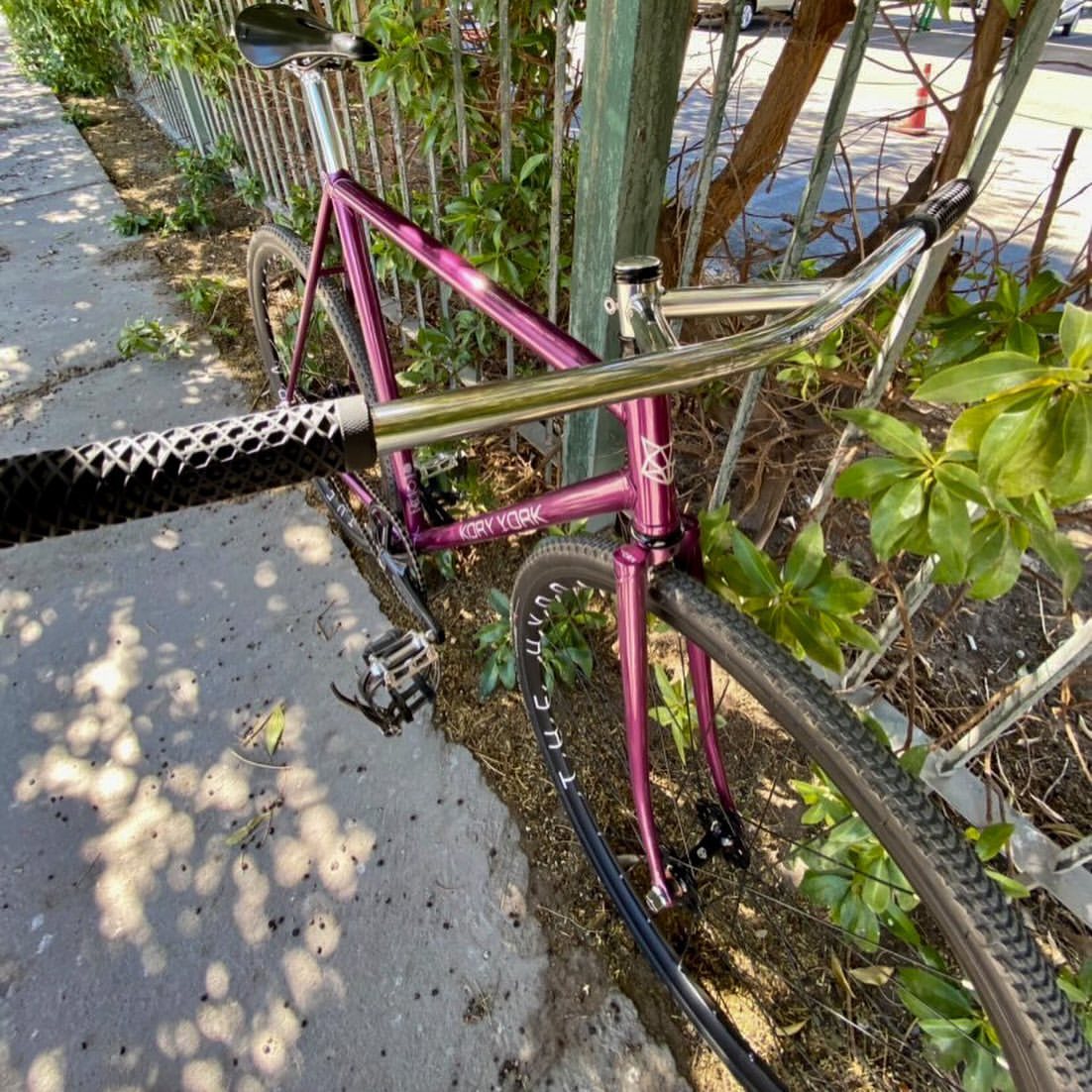 Ken Bike Bullmoose Handlebar - Polished Chrome