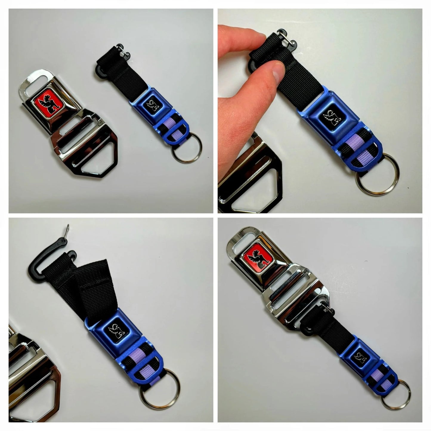 Chrome Industries Mini Buckle Keychain - Radiant Grid