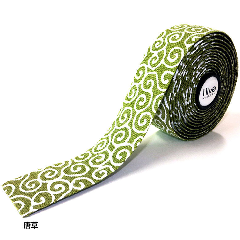 I Live Karasuka Arabesque Wagara Cloth Handlebar Tape