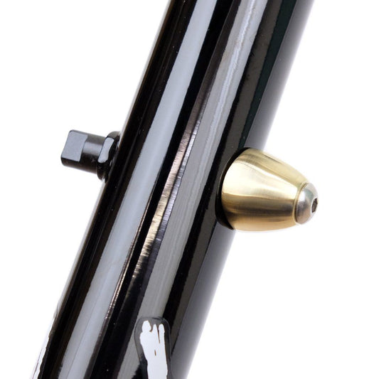 Blue Lug Downtube Shifter Boss Cover - Brass