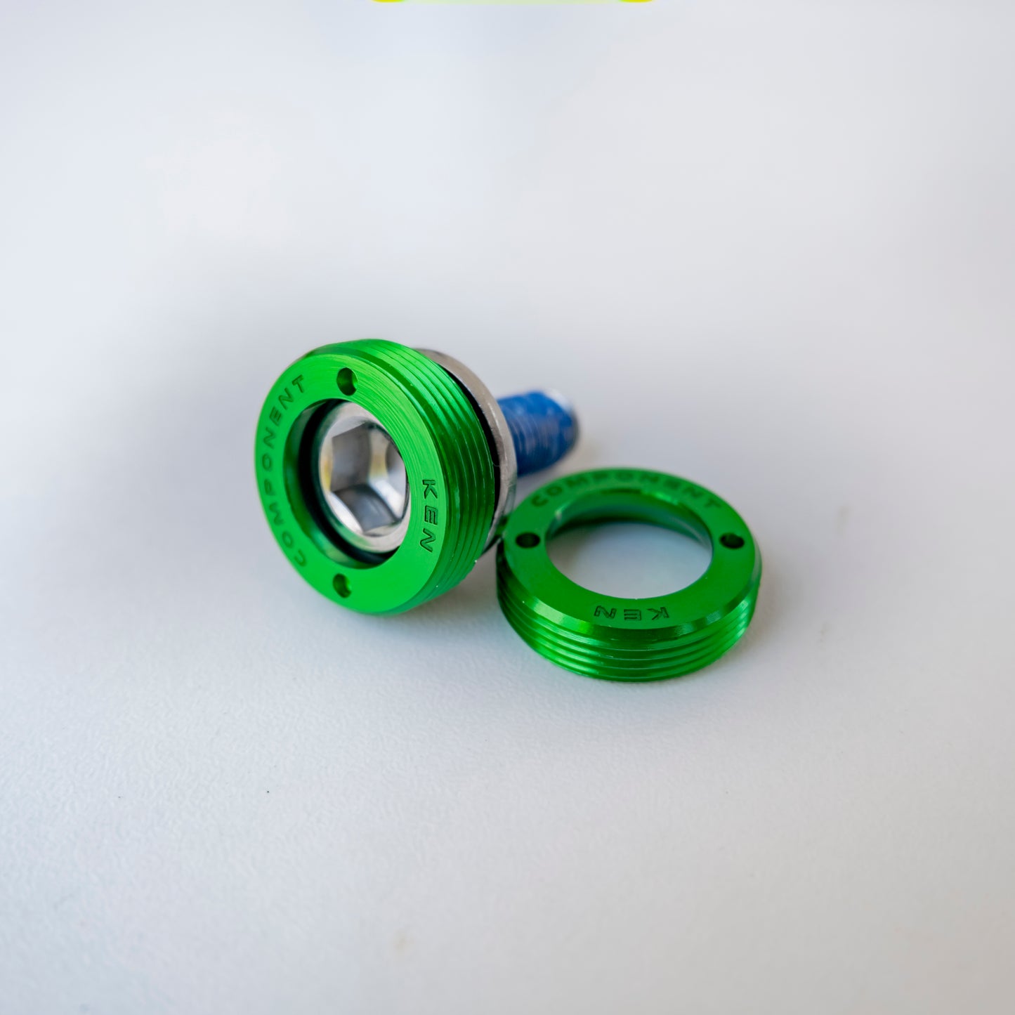 Ken Bike Crank Bolts - Green