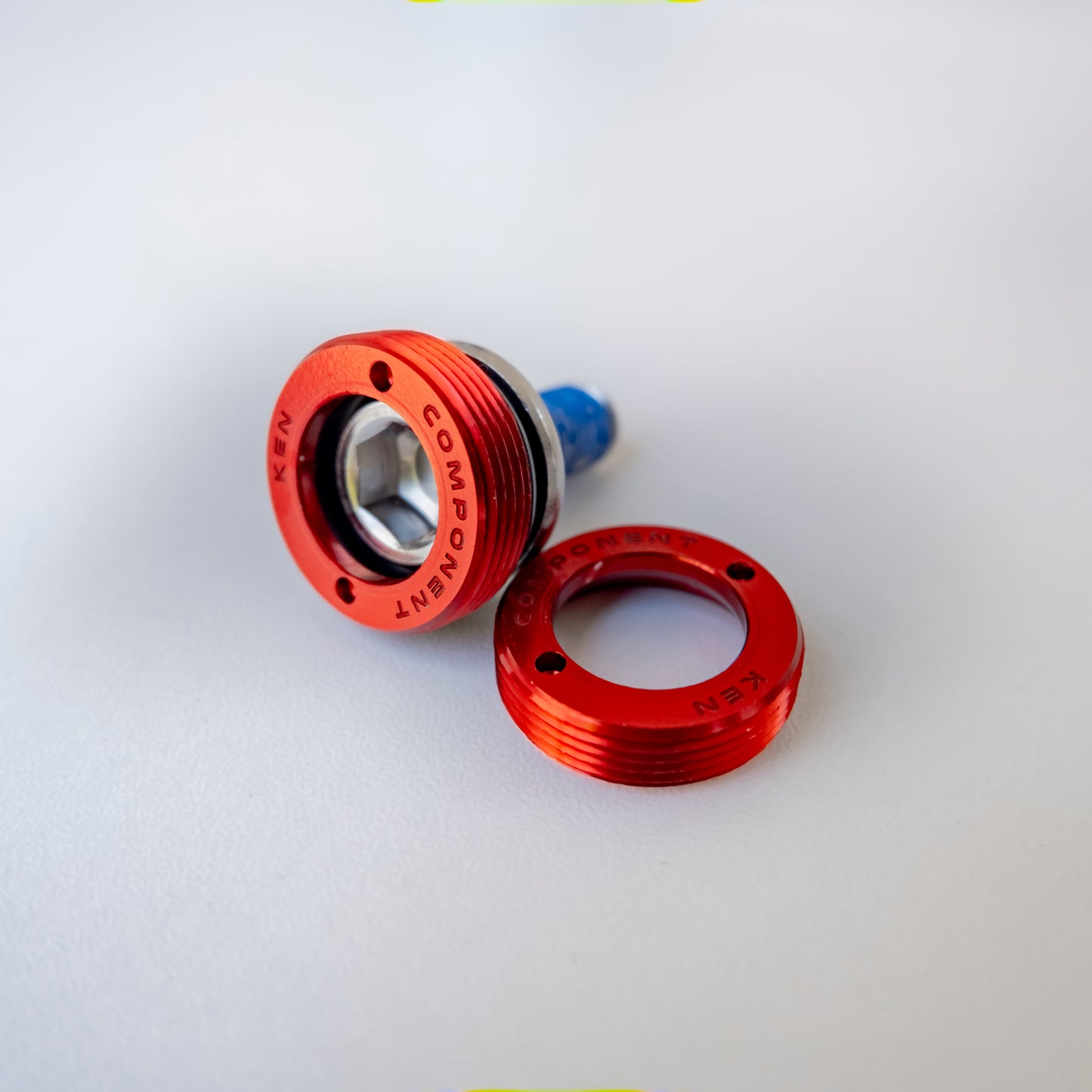 Ken Bike Crank Bolts - Red