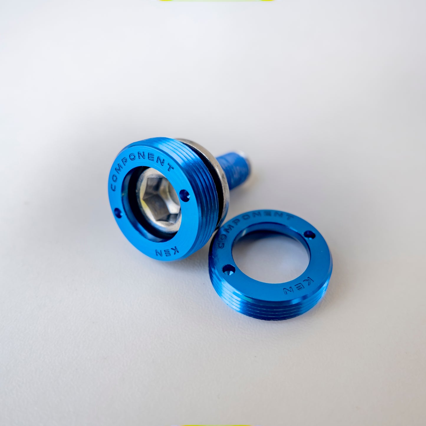 Ken Bike Crank Bolts - Blue