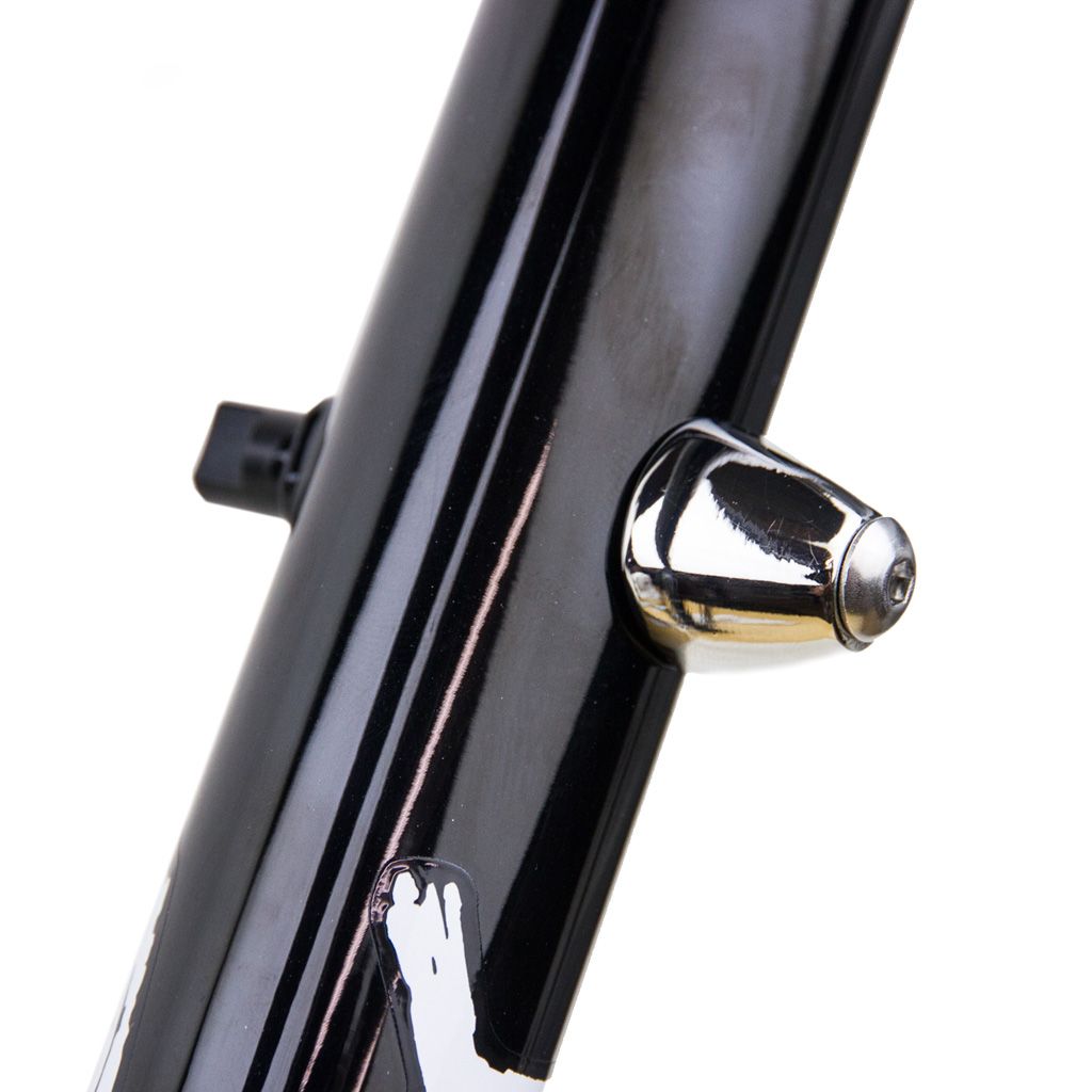 Blue Lug Downtube Shifter Boss Cover - Silver
