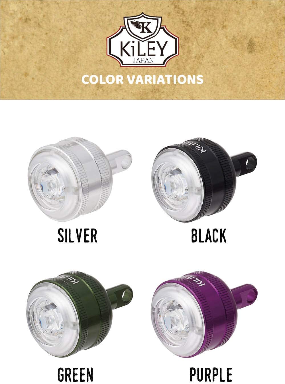 KiLEY Eyelight LM-016 Front Light - Silver
