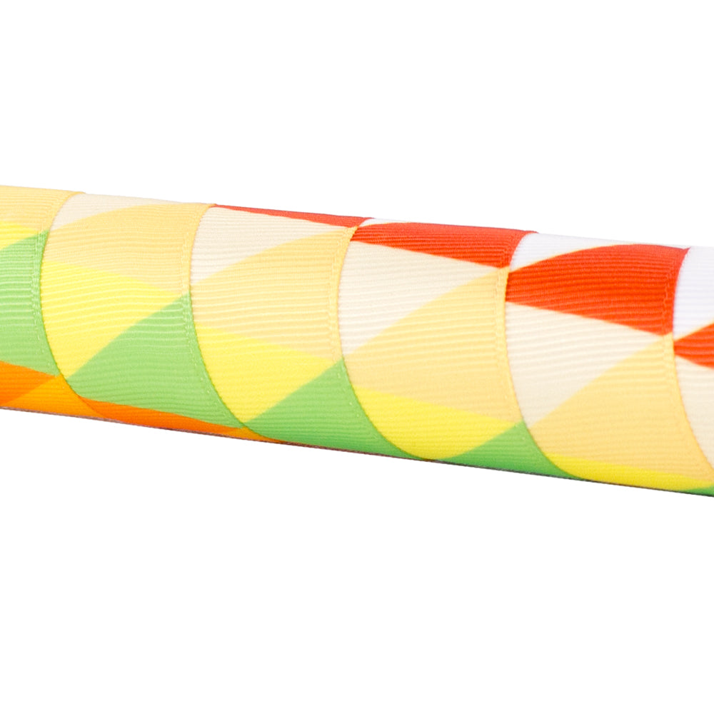 Serfas Ribbon Handlebar Tape - Triangles Yellow, Orange & Green BT-29