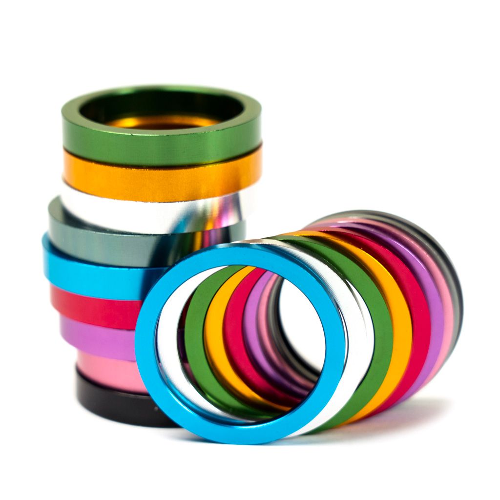 Blue Lug 1 inch Aluminum Color Spacer